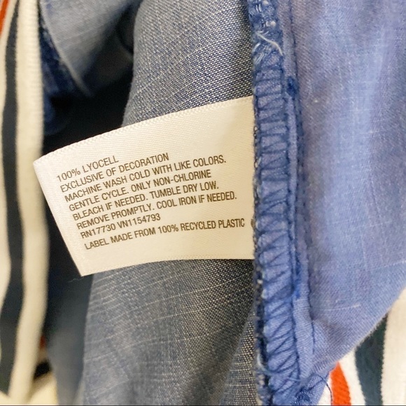 Mossimo Chambray Snap Button Up Lyocell Denim Retro Jacket - Picture 6 of 8